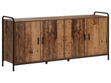 Sideboard Old Wood 135 x 33 x 81 cm Engineered Wood 3434081