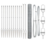 Welded Wire Fence with Spikes 25 x 1.4 m 3353386