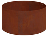 Garden Planter Rusty 90 x 90 x 20 cm Weathering Steel 873654