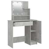 Dressing Table Concrete grey Engineered wood, acrylic Standard 808814