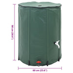 ZNTS Collapsible Rain Water Tank 250 L 41223