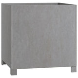 Planters with Legs 2 pcs Rusty 50x50x50 cm Corten Steel 823683
