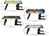Folding Multi Gaming Table 4 in 1 Hockey, Football Table, Table Tennis, Billiards For Play Fun T3398P425070