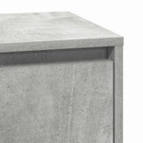 Bedside Cabinet Concrete Grey 39 x 34.5 x 65 cm Engineered wood 869629