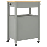 Kitchen Trolley MONZA 60x40x88.5 cm Solid Wood Pine 376098
