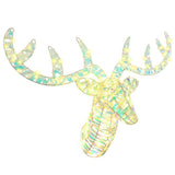 Reindeer Pull Sleigh Warm white 68 x 36.5 x62.5 cm PET 42019065
