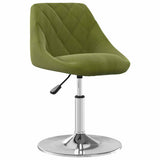 Swivel Dining Chairs 2 pcs Light Green Velvet 335285