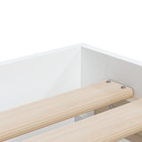 Bed Frame with Storage White 80 x 200 cm Engineered Wood 3429605