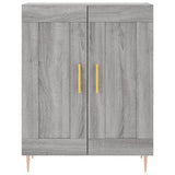 Highboard Grey Sonoma 69,5x34x180 cm Engineered Wood 3199679