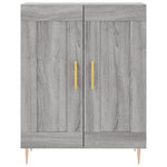 Highboard Grey Sonoma 69.5x34x180 cm Engineered Wood 3199679