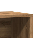 Cat Litter Box Enclosure Artisian Oak 60x40x40 cm Engineered Wood 857732
