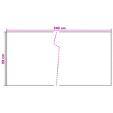 Balcony Screen Dark Grey 300 x 80 cm Poly Rattan 42032612