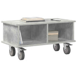 TV Stand Concrete Grey 68.5 x 35 x 35 cm Engineered Wood 891043