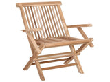 Garden Furniture Set 7 pcs Natural Solid Teak Wood 3418861