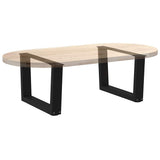 Coffee Table Legs V-Shape 2 pcs Black 60x cm Steel 4012612