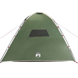 Camping Tent 8-Person Green Waterproof 94716