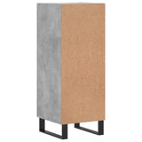 Sideboard Concrete Grey 34.5x34x90 cm Engineered Wood 828568
