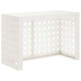 Air Conditioner Cover White 90 x 40 x 60 cm Steel 8014123
