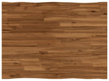 Live Edge Table Top 70 x 70 x 3.5 cm Square Solid Acacia Wood 938630