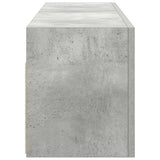 Bathroom Wall Cabinet Concrete Grey 100x25x30 cm Engineered Wood 860097