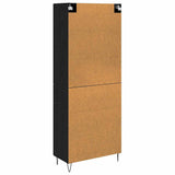 Highboard Black Oak 69.5 x 34 x 180 cm Engineered Wood 3416171