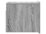 Wall-Mounted Bedside Cabinet Grey Sonoma 33 x 34.5 x 43 cm 898307