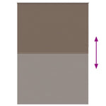 Roller Blind Blackout 160 x 230 cm Coffee 240178