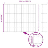 Fence and Post Green 0.6 x 50 m Steel 3336034
