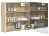 Bathroom Mirror Cabinet Sonoma Oak 53.5 x 15.5 x 70 cm 889233