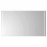 LED Bathroom Mirror Transparent 70 x 40 cm Tempered Glass 42045795