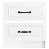 Bedside Cabinet 2 pcs High Gloss White 43 x 34.5 x 44.5 cm 895684