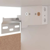 Hanging Cabinet Lyon White 60x31x40 cm Engineered Wood 802513