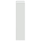 Radiator Cover White 205x21.5x83.5 cm Engineered Wood 852762