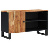TV Cabinet 80x33x46 cm Solid Wood Acacia&Engineered Wood 351963