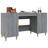 Desk Grey Sonoma 140x50x75 cm Engineered Wood 817550