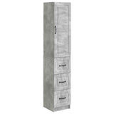 Cabinet Set 2 pcs Concrete Grey 33 x 34.5 x 87 cm 3416973