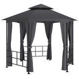 Gazebo with Sidewalls 3.1x2.7 m Anthracite 313933