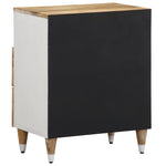 ZNTS Bedside Cabinet 50x33x60 cm Solid Wood Mango 4018674