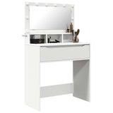 Bedroom Dressing Tables with Drawer White 80 x 39.6 x 135 cm 888967