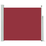 Patio Retractable Side Awning 100x300 cm Red 48373
