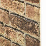 ZNTS 3D Wall Panels with Dark Sand Brick Design 10 pcs EPS 147202