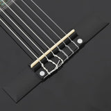 8 Piece Classical Guitar Beginner Set Black 3/4 36" 70119