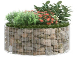 Circular Gabion Pole Galvanised Steel 100x50 cm 152017