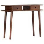 ZNTS Console Table 110x35x76 cm Solid Acacia Wood 282872