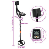Metal Detector with LCD Display 3 Models 19 cm Coil Black 42029832