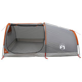 Hiking Tent Water-Resistant 2-Person Grey and Orange 42042228