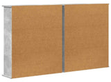 CD Cabinet 2 pcs Concrete Grey 60 x 17 x 92 cm Engineered Wood 8012737