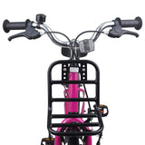 Kids Bike 18 Inches for 5-7 Years Old Pink and Black 42009250