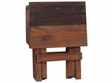 Stool Natural 30 x 30 x 48 cm Solid Reclaim wood 42012399