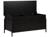 Storage Box Black Oak 80 x 40 x 49.5 cm Engineered Wood 8013674